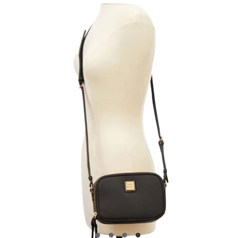 NWT DOONEY & BOURKE SAWYER SAFFIANO BLACK CROSSBODY BAG - Picture 3 of 10